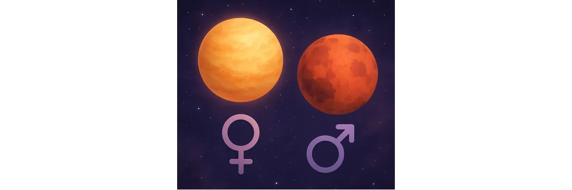 Venus and Mars in Your Birth Chart: How Love and Drive Shape Your October Relationships