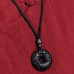 Obsidian & Sandalwood Zodiac Pendant Necklace Obsidian & Sandalwood Zodiac Pendant Necklace