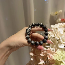 Rainbow Eye Obsidian Pixiu Bracelet 16mm Mens Natural Stone Beads Rainbow Eye Obsidian Pixiu Bracelet 16mm Mens Natural Stone Beads
