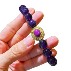 Amethyst 10mm Bracelet