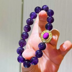 Amethyst 10mm Bracelet