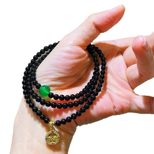 Designer Natural Jade Multi-Wrap Bracelet