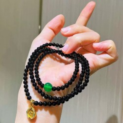 Designer Natural Jade Multi-Wrap Bracelet