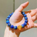 Vintage Designer Natural Lapis Lazuli Bracelet
