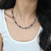 Vintage Premium Dainty Lapis Lazuli Beaded Necklace