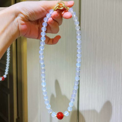 Designer High Quality Natural Carnelian Jade Necklace Designer High Quality Natural Carnelian Jade Necklace