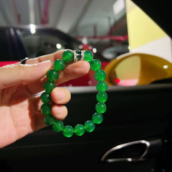 Natural Jade 10mm Bracelet