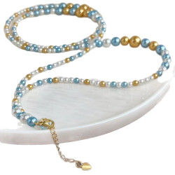 Vintage Oriental Pearl Sweater Chain Necklace Vintage Oriental Pearl Sweater Chain Necklace