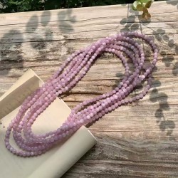 Natural Kunzite Cat's Eye Multi-Wrap 6mm Bracelet