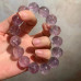 Natural Amethyst 15mm Bracelet