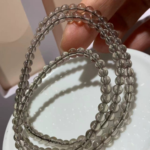 Smoky Quartz Multi-Wrap 4mm Bracelet Smoky Quartz Multi-Wrap 4mm Bracelet