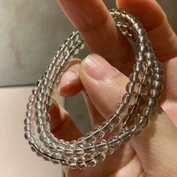 Smoky Quartz Multi-Wrap 4mm Bracelet Smoky Quartz Multi-Wrap 4mm Bracelet