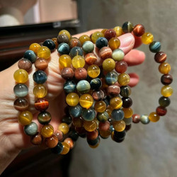 Natural Tiger's Eye 8mm Bracelet Natural Tiger's Eye 8mm Bracelet
