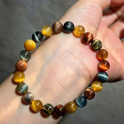 Natural Tiger's Eye 8mm Bracelet Natural Tiger's Eye 8mm Bracelet