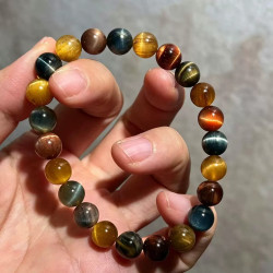 Natural Tiger's Eye 8mm Bracelet Natural Tiger's Eye 8mm Bracelet