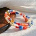 Designer High Quality Natural Citrine Carnelian Kyanite Multi-Wrap Bracelet Designer High Quality Natural Citrine Carnelian Kyanite Multi-Wrap Bracelet