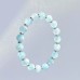 Designer Natural Aquamarine 9mm Bracelet