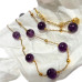Starry Sky Natural Amethyst Necklace