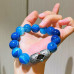 Premium Dainty Haute Couture Blue Agate Chalcedony Agate Bracelet Premium Dainty Haute Couture Blue Agate Chalcedony Agate Bracelet