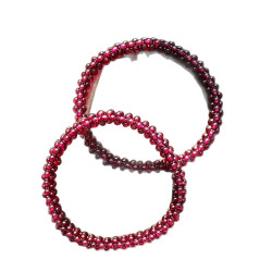 Premium Handcrafted Garnet Bracelet