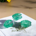 Natural Green Fluorite Shell Carving Crystal Ornament Natural Green Fluorite Shell Carving Crystal Ornament
