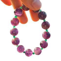 Starry Sky Amethyst Green Chalcedony Chalcedony Bracelet Starry Sky Amethyst Green Chalcedony Chalcedony Bracelet