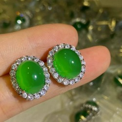 Minimalist Versatile Natural Jade Earrings
