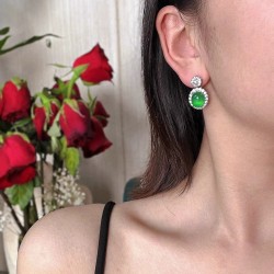 Natural Jade Earrings