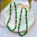 Vintage Oriental Quartz Jade Necklace
