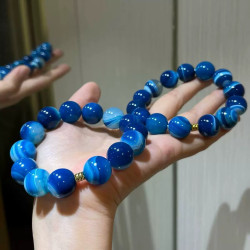 Natural Jade 14mm Bracelet