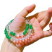Natural Clear Quartz Green Chalcedony Multi Wrap Bracelet