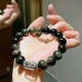 Natural Golden Obsidian Prayer Wheel Women 10mm Bracelet Natural Golden Obsidian Prayer Wheel Women 10mm Bracelet