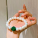Natural Jade Freshwater Pearl 11mm Bracelet Natural Jade Freshwater Pearl 11mm Bracelet
