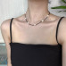 Vintage Starry Sky Minimalist Pearl Starry Sky Clavicle Necklace