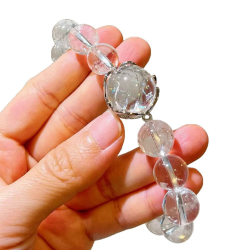 Natural Clear Quartz 12mm Bracelet Natural Clear Quartz 12mm Bracelet