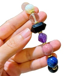 Rainbow Gemstone Beaded Bracelet