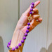 Vintage Natural Crystal Royal Purple Necklace Vintage Natural Crystal Royal Purple Necklace
