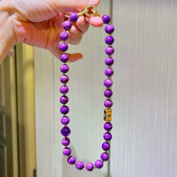 Vintage Natural Crystal Royal Purple Necklace Vintage Natural Crystal Royal Purple Necklace