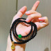 Designer Multi-Layer Green Chalcedony Black Agate Chalcedony Multi-Layer Bracelet Designer Multi-Layer Green Chalcedony Black Agate Chalcedony Multi-Layer Bracelet