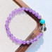 Natural Amethyst Clear Quartz Bracelet Natural Amethyst Clear Quartz Bracelet