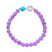 Natural Amethyst Clear Quartz Bracelet Natural Amethyst Clear Quartz Bracelet