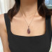 Vintage Style Natural Amethyst Raw Stone Pendant Vintage Style Natural Amethyst Raw Stone Pendant