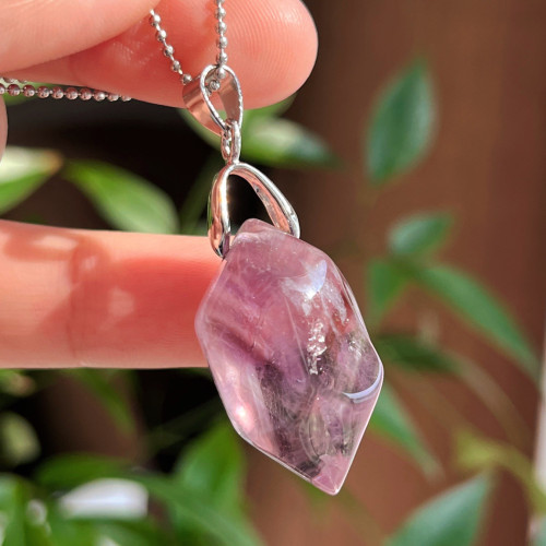 Vintage Style Natural Amethyst Raw Stone Pendant Vintage Style Natural Amethyst Raw Stone Pendant