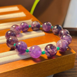 Starry Sky Amethyst Green Chalcedony Chalcedony Bracelet Starry Sky Amethyst Green Chalcedony Chalcedony Bracelet