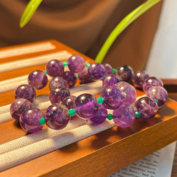 Starry Sky Amethyst Green Chalcedony Chalcedony Bracelet Starry Sky Amethyst Green Chalcedony Chalcedony Bracelet