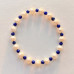 Vintage Oriental Lapis Lazuli Pearl Bracelet Vintage Oriental Lapis Lazuli Pearl Bracelet