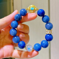 Natural Blue Aventurine Grey Moonstone Multi Wrap Bracelet
