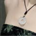 Natural White Agate Pixiu Fortune & Protection Pendant