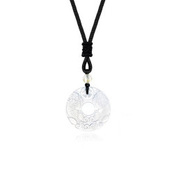 Natural White Agate Pixiu Fortune & Protection Pendant Natural White Agate Pixiu Fortune & Protection Pendant