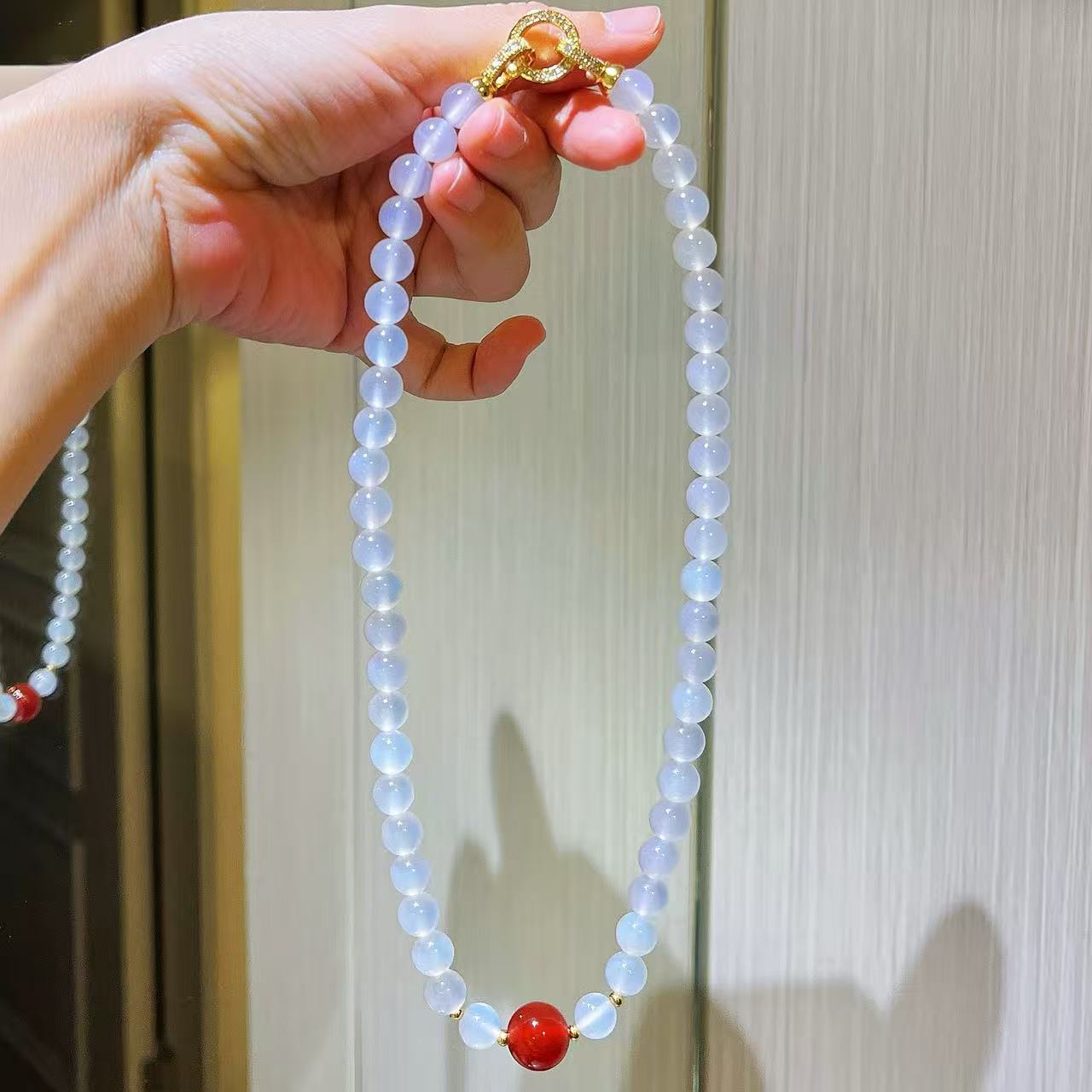 Designer High Quality Natural Carnelian Jade Necklace
